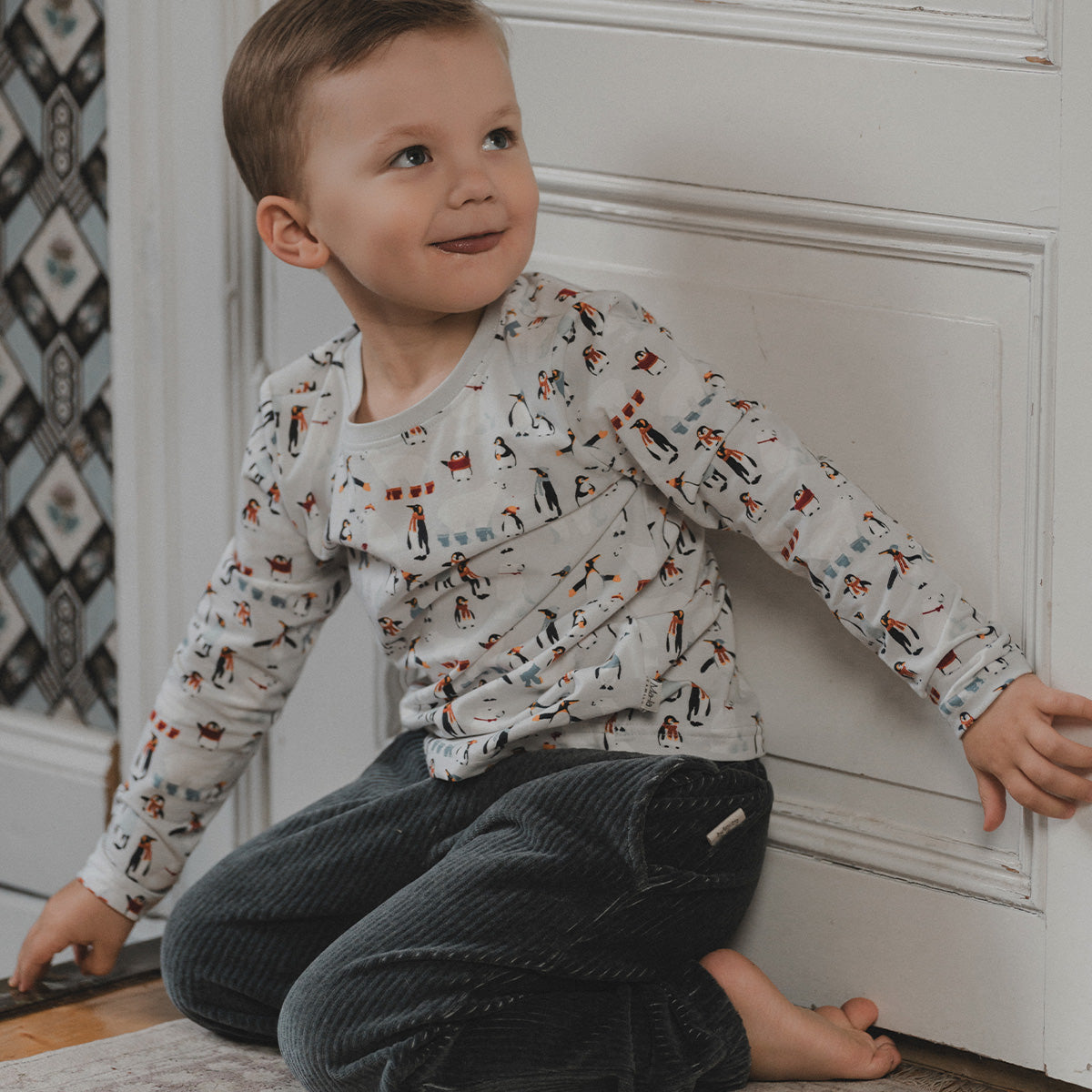 Winter friends shirt, grey
