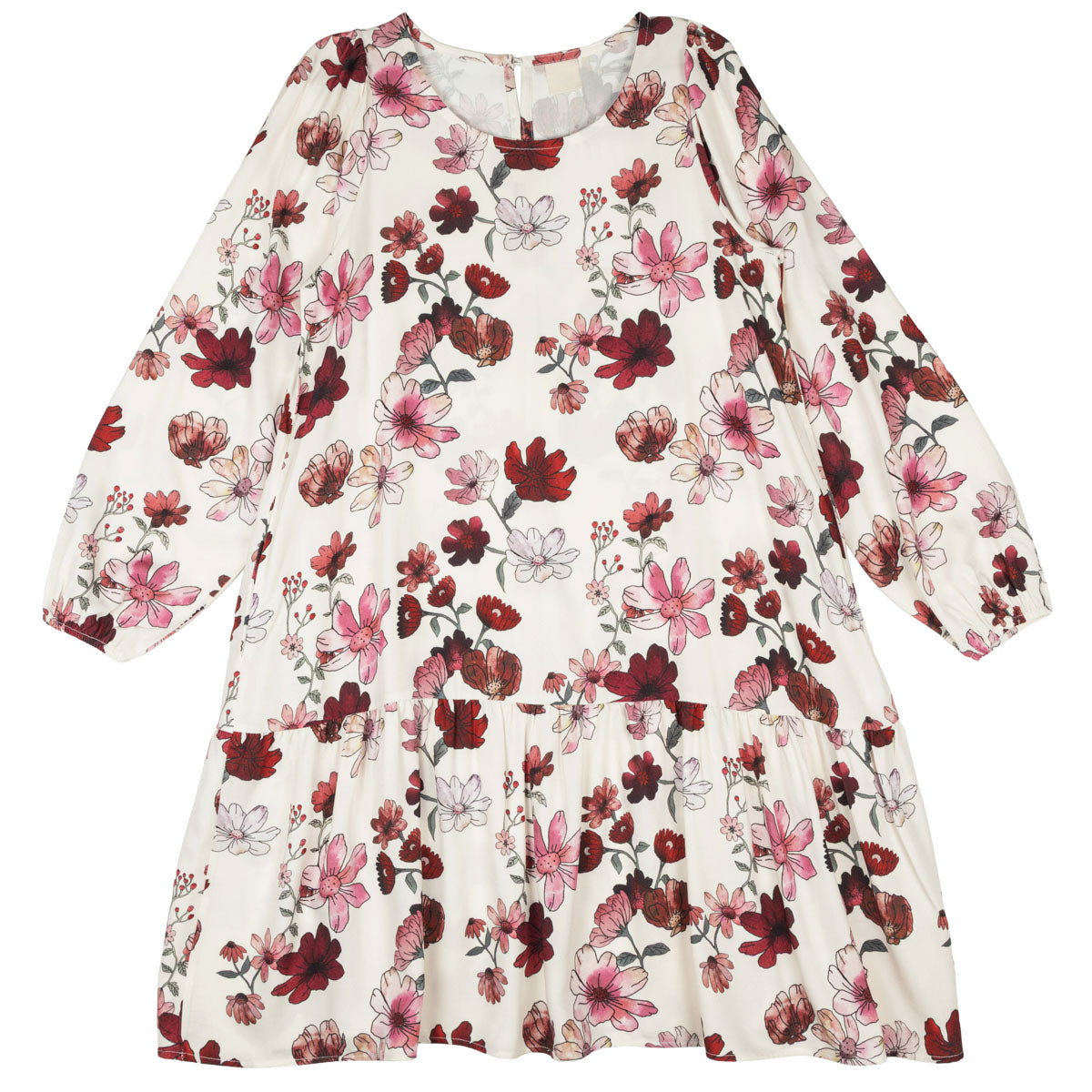 Laura dress, Winter Garden, natural white
