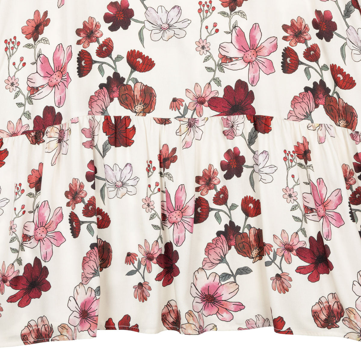 Laura dress, Winter Garden, natural white