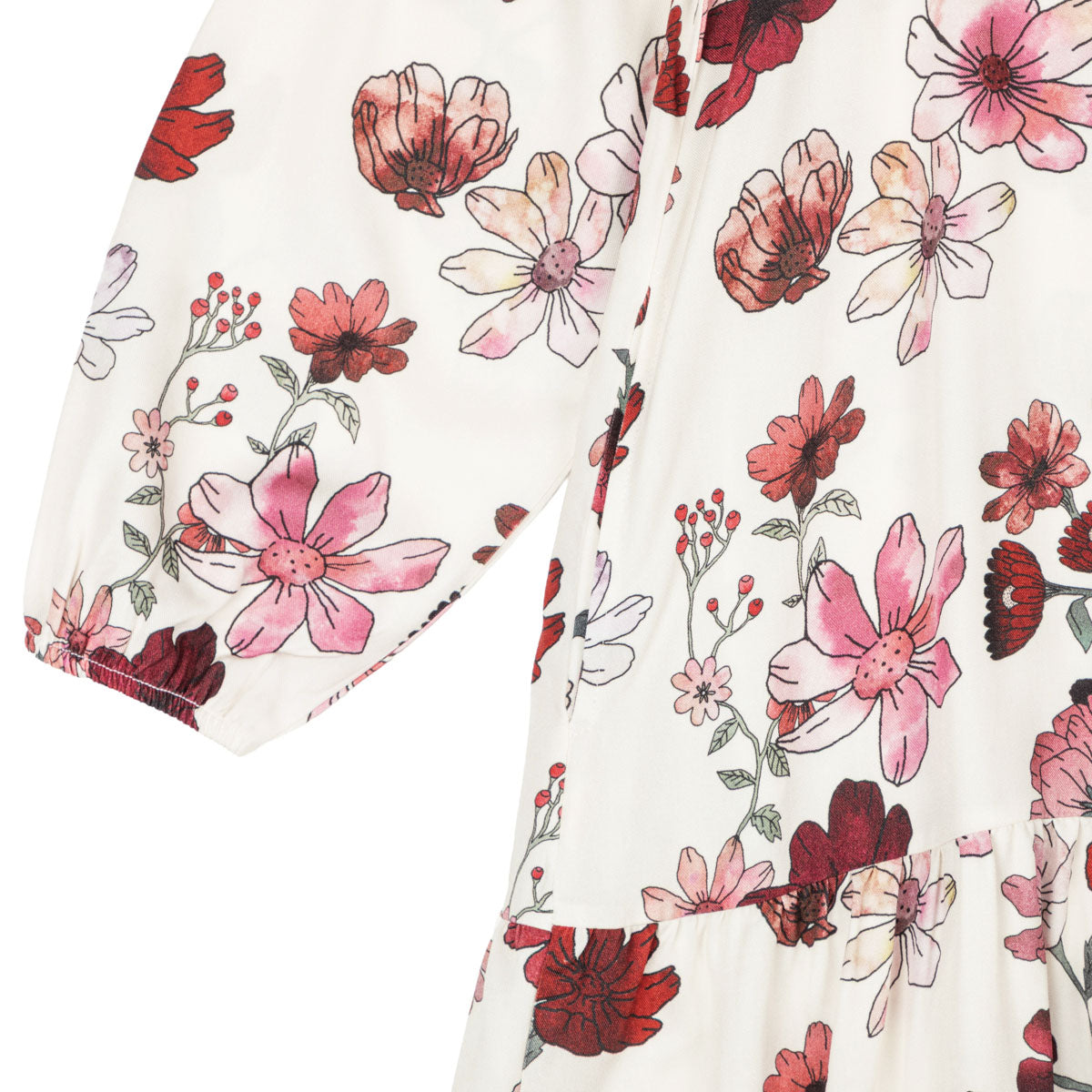 Laura dress, Winter Garden, natural white