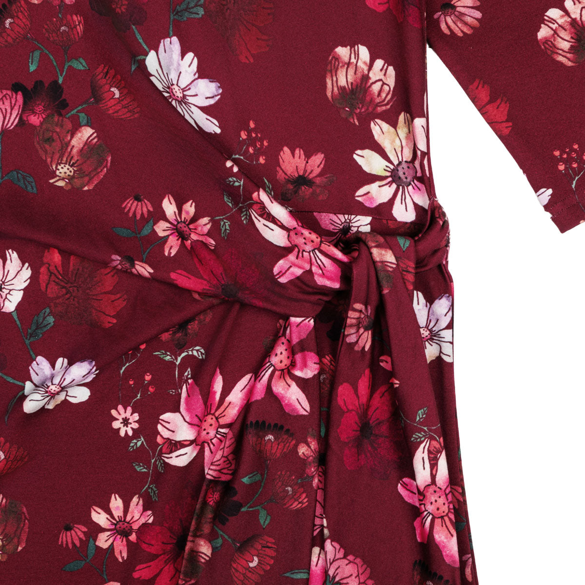Katarina dress, Winter Garden, dark red