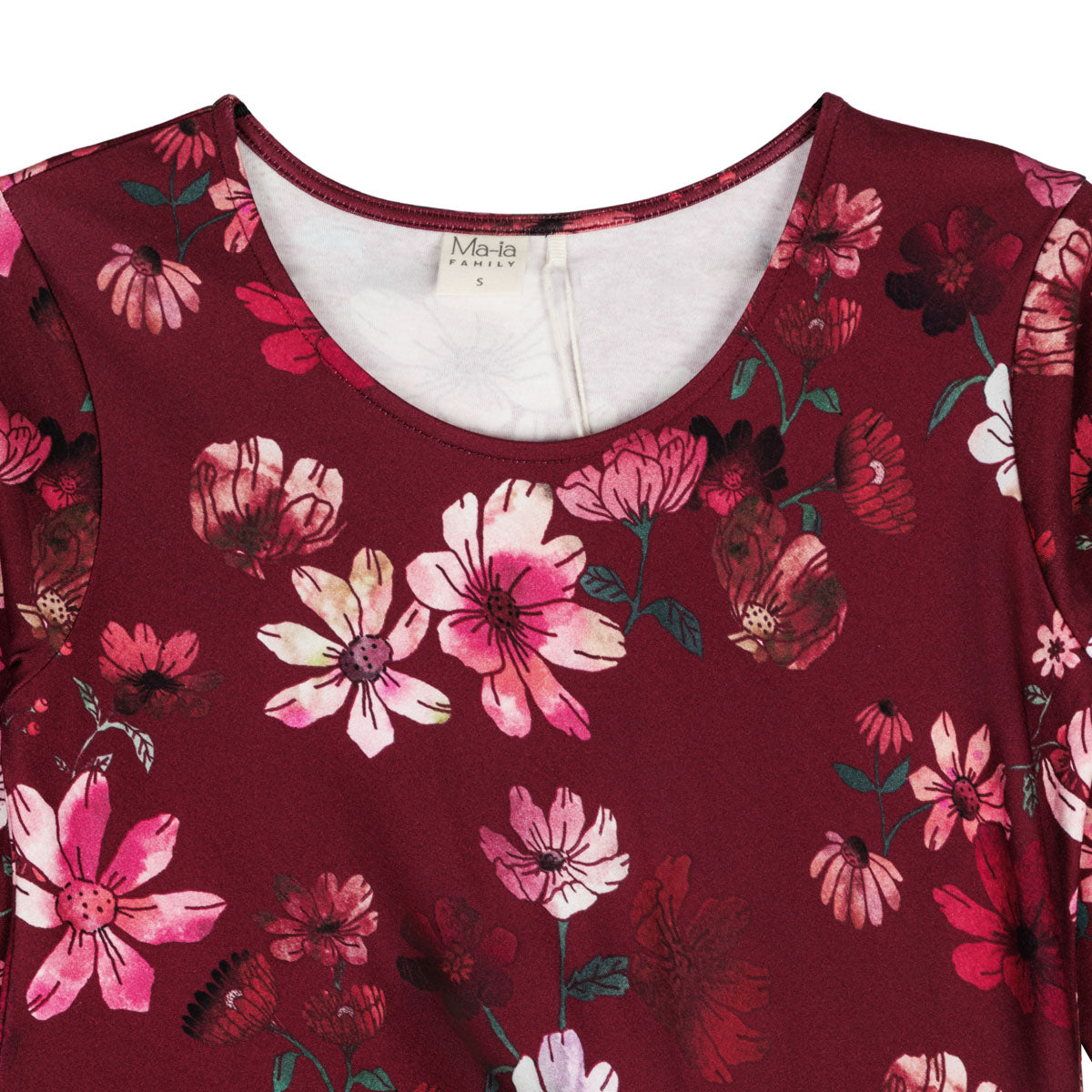 Katarina dress, Winter Garden, dark red