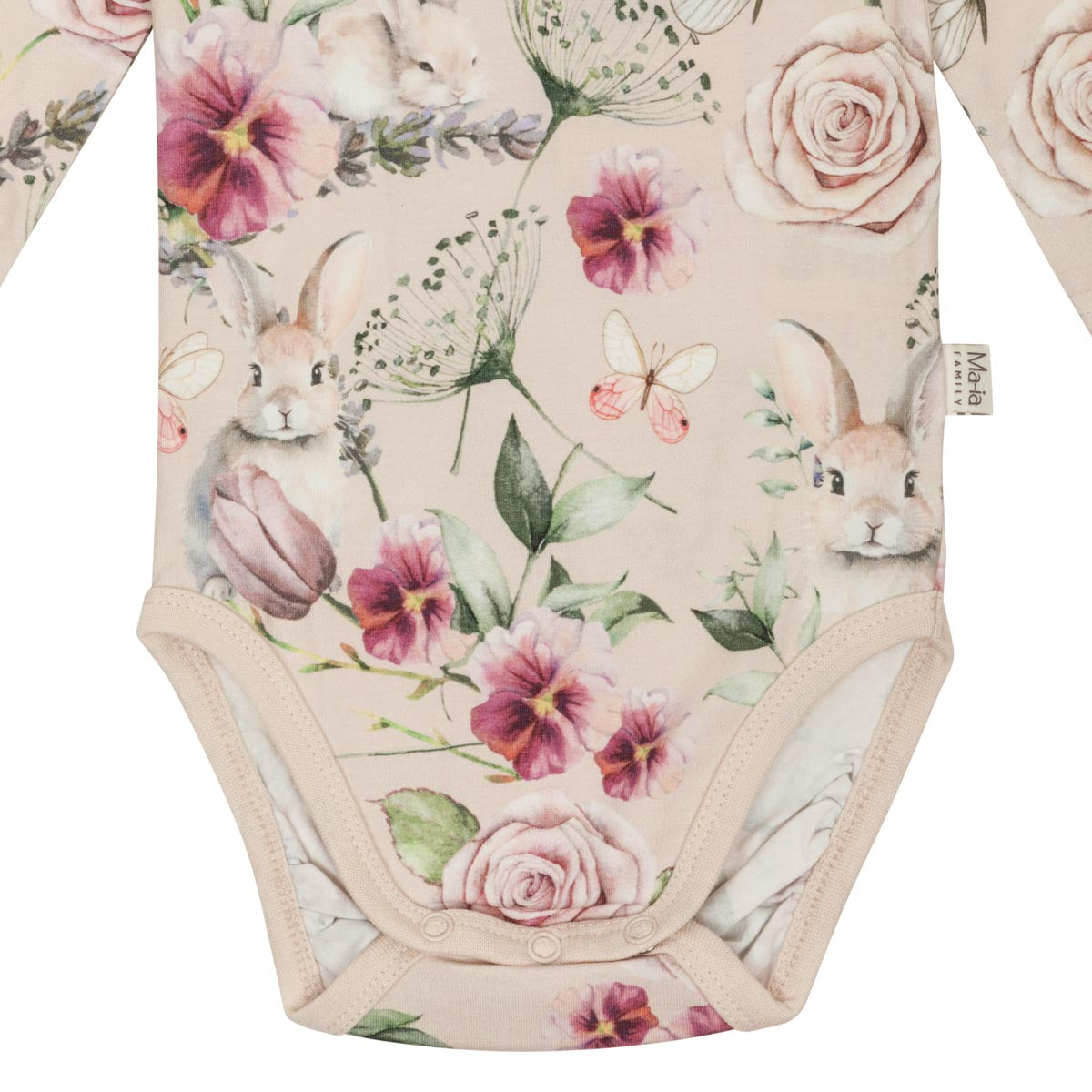 Violet bodysuit, beige