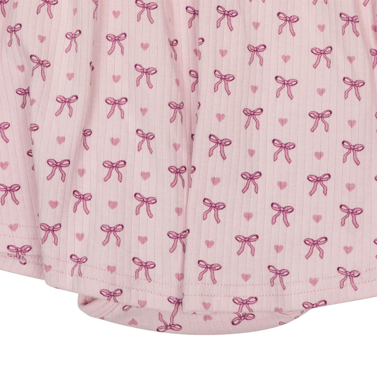 Bowsome bodysuit dress, rose