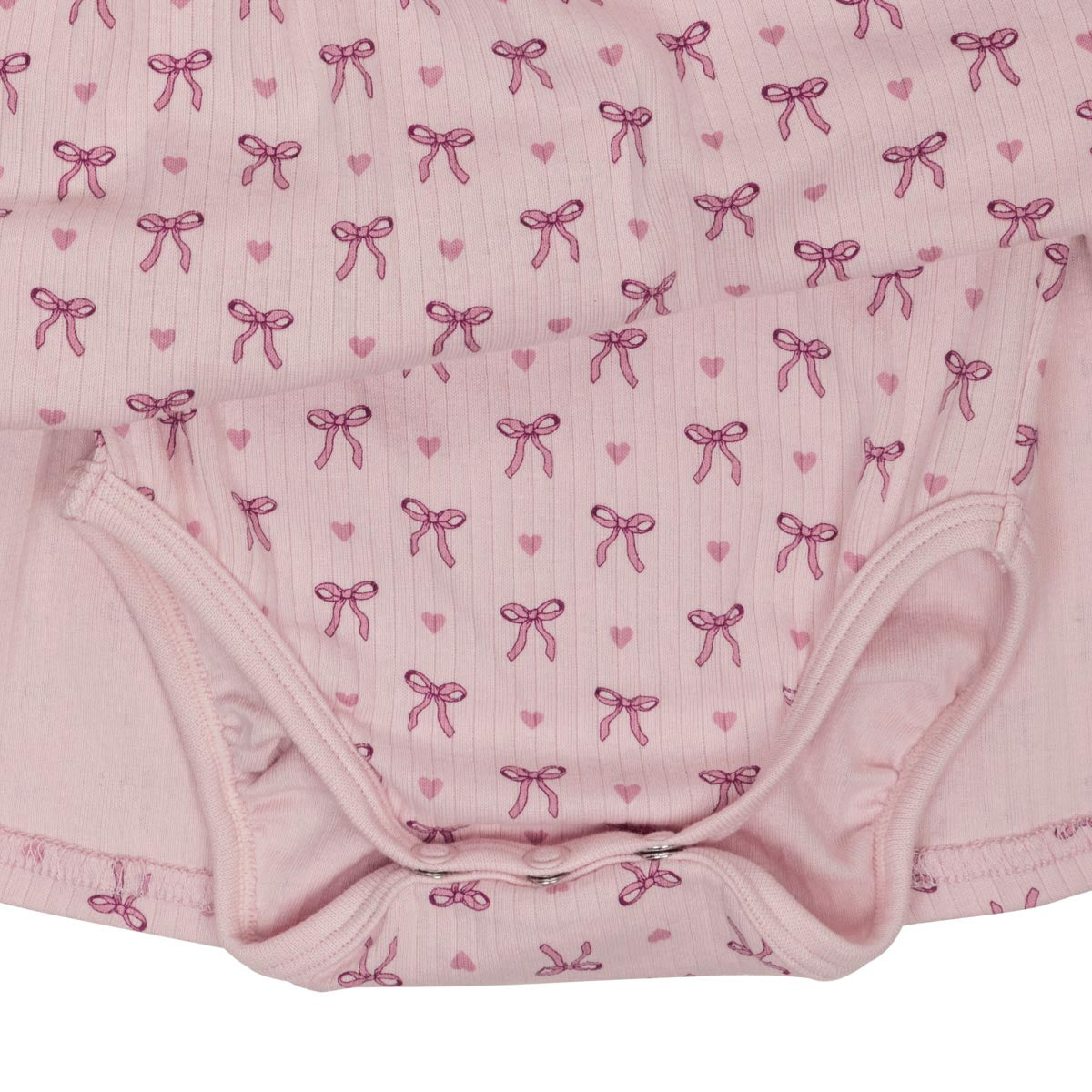 Bowsome bodysuit dress, rose