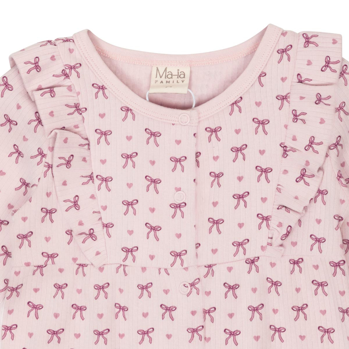 Bowsome baby overalls, rose