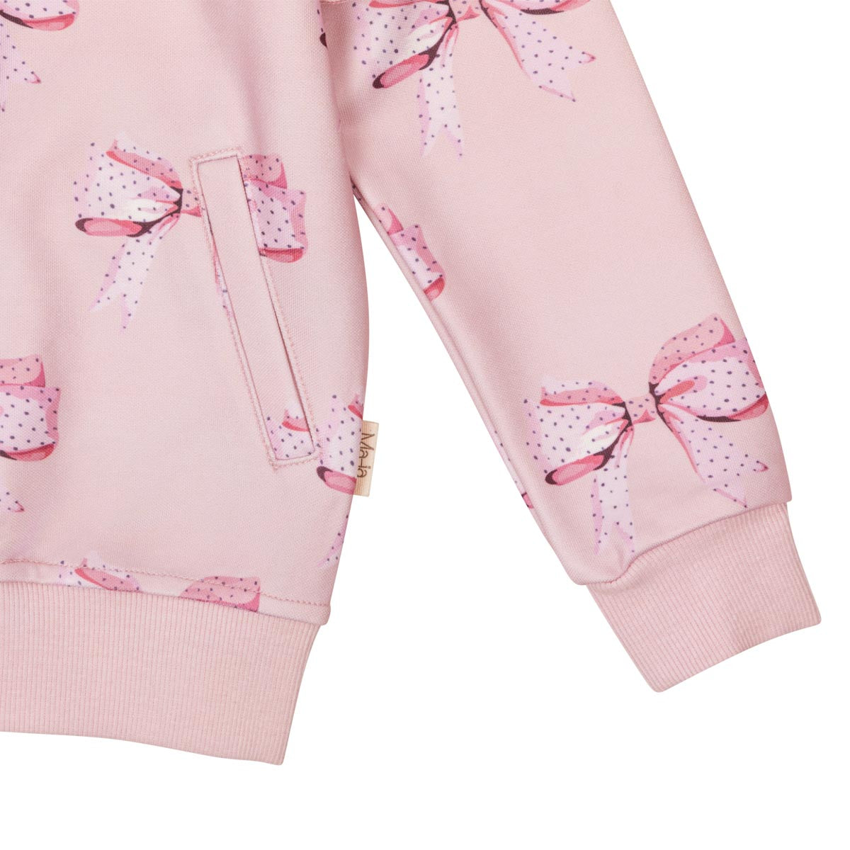 Rosette track jacket, rose