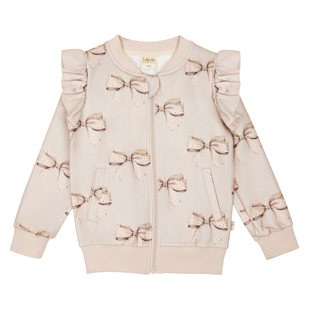 Rosette track jacket, beige