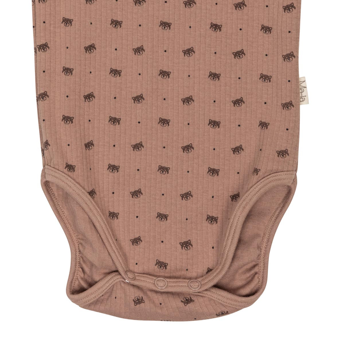 Little Panda bodysuit, nougat