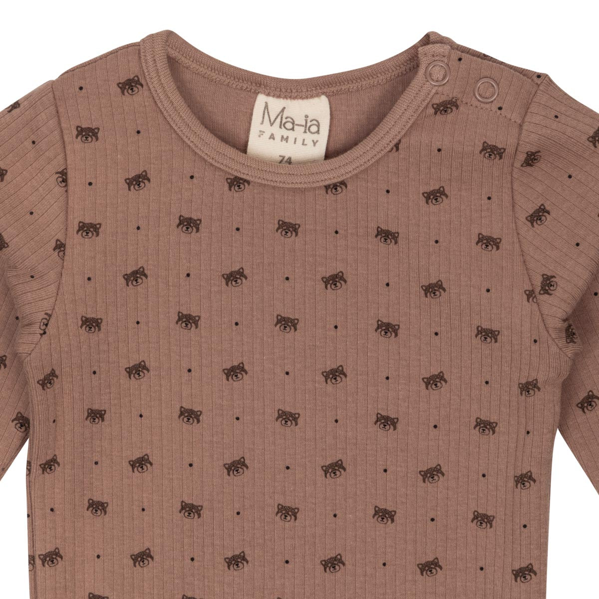 Little Panda bodysuit, nougat