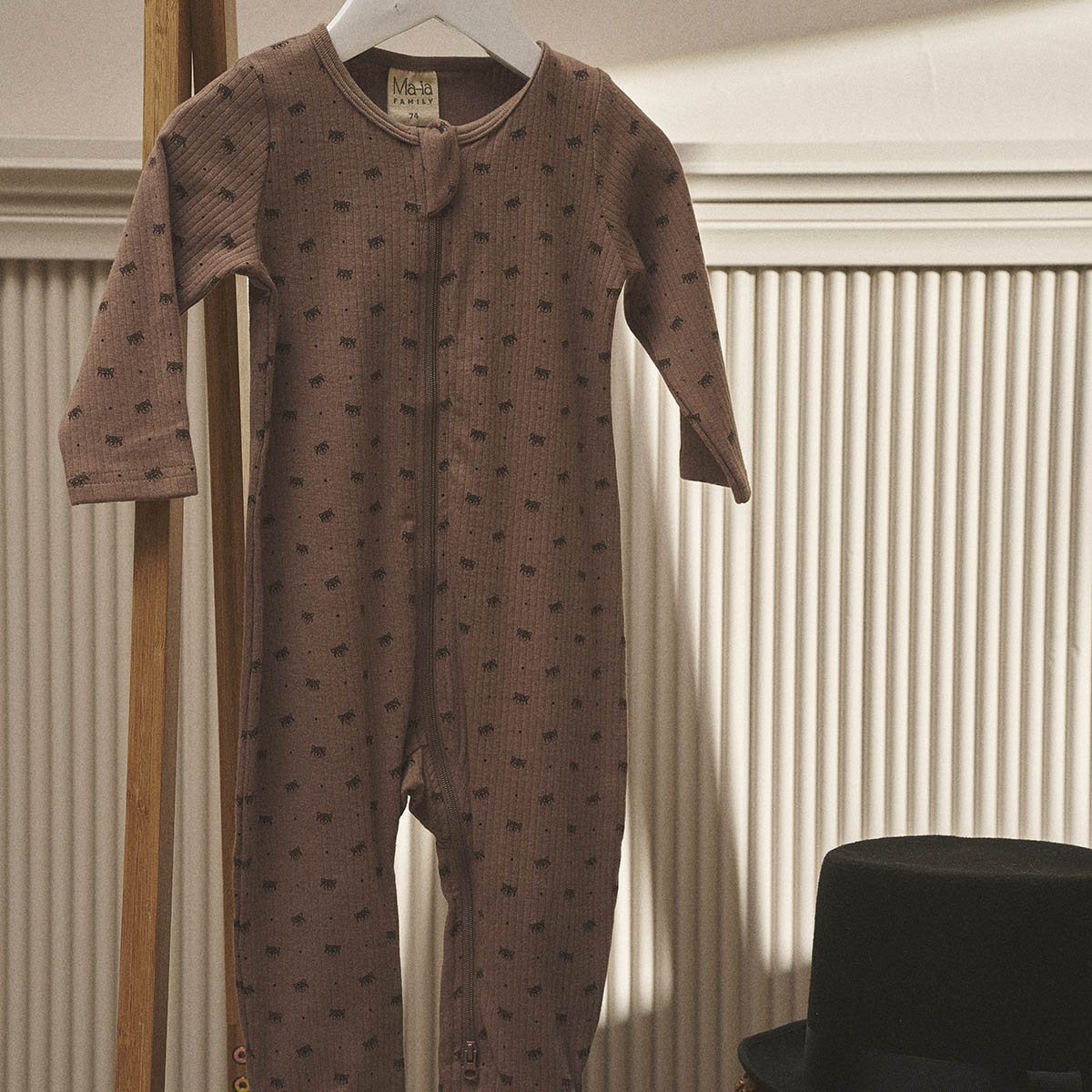 Little Panda baby pyjama, nougat