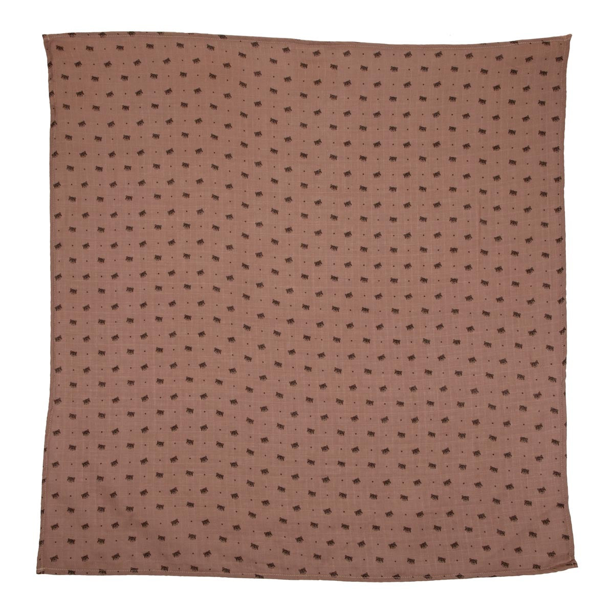 Little Panda muslin cloth, 2-pack, nougat