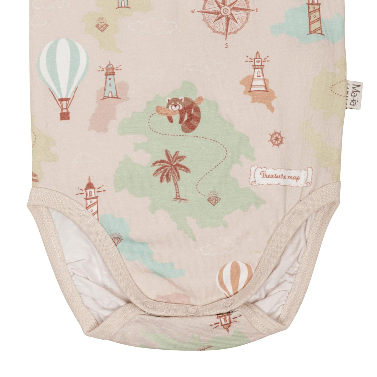 Route bodysuit, beige