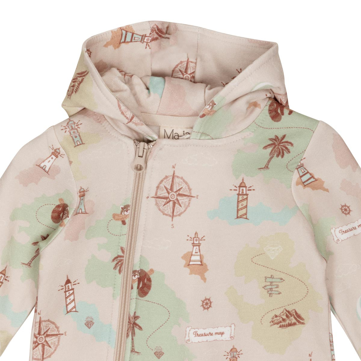 Route baby overalls, beige