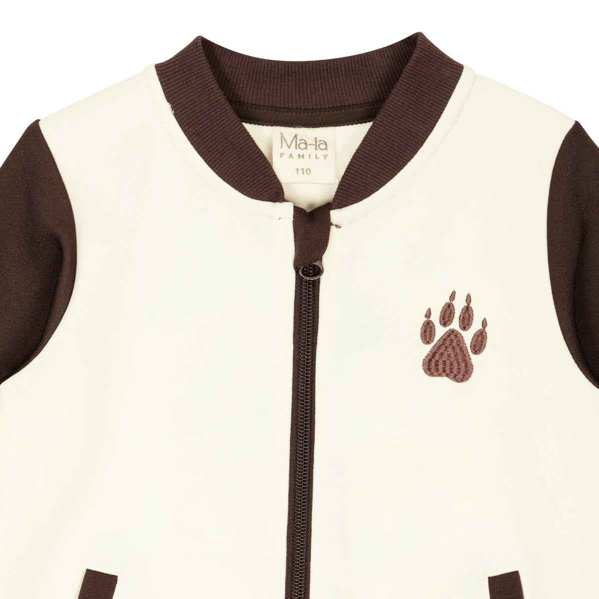 Explore track jacket, dark brown