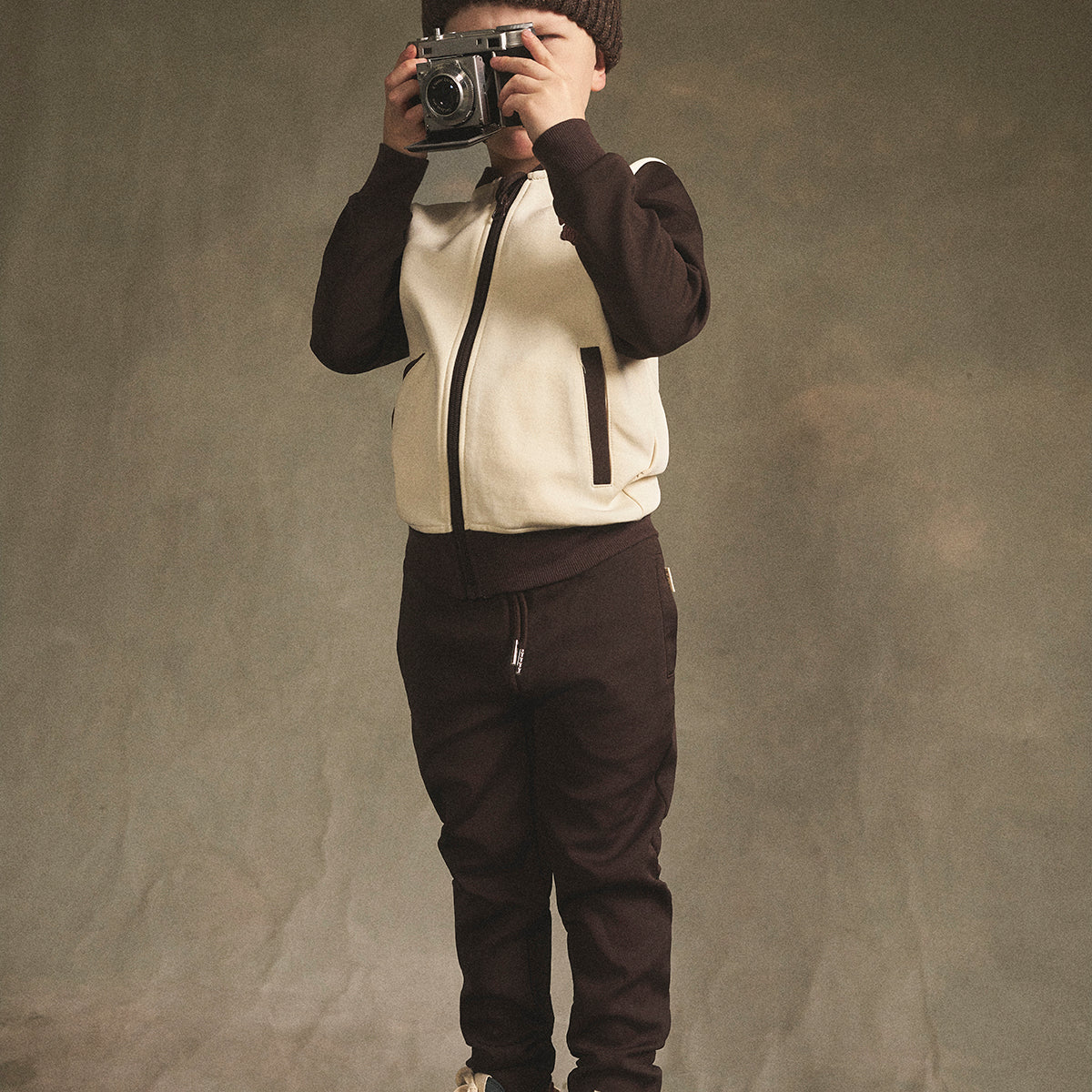 Explore track trousers, dark brown