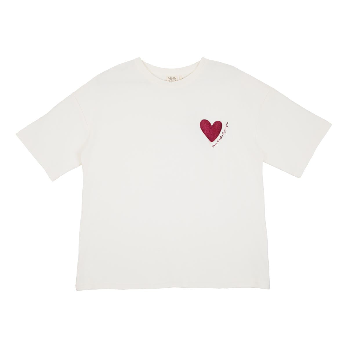 Serena t-shirt, precious, natural white