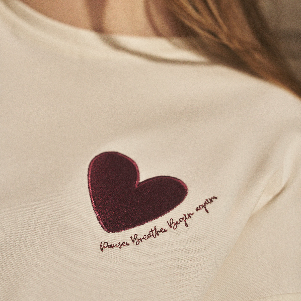 Serena t-shirt, precious, natural white