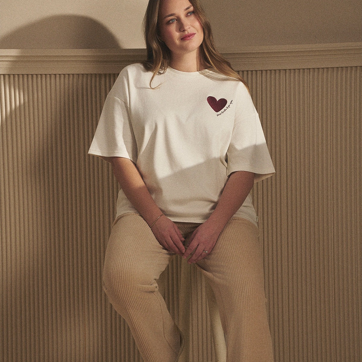 Lumina trousers for women, beige