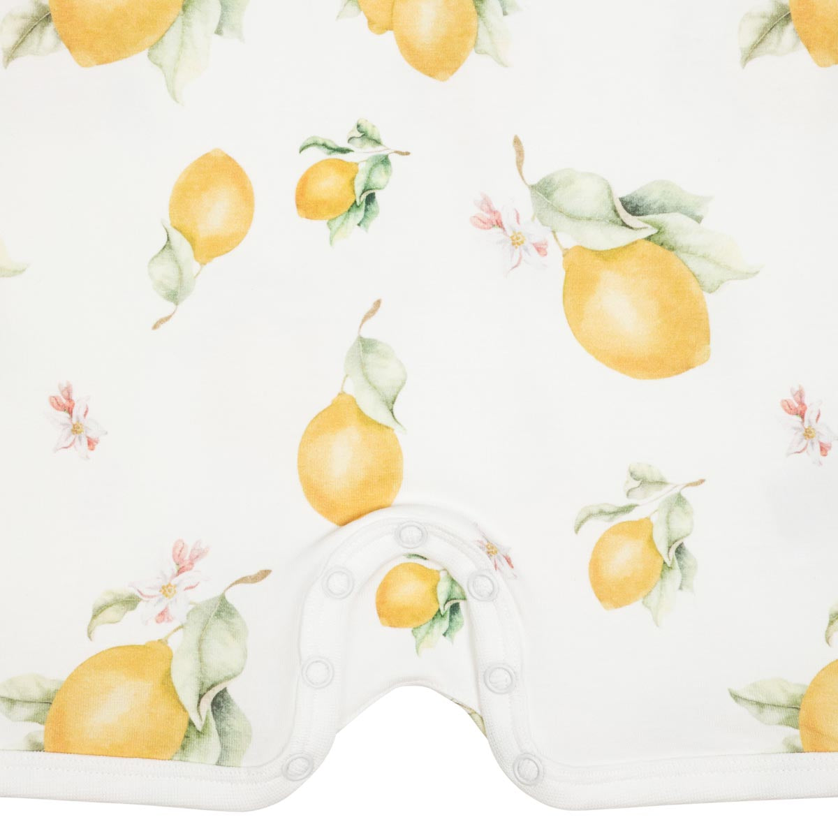Lemon playsuit, natural white