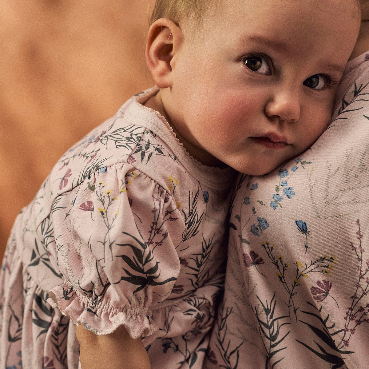 Thyme short-sleeved bodysuit dress, pink