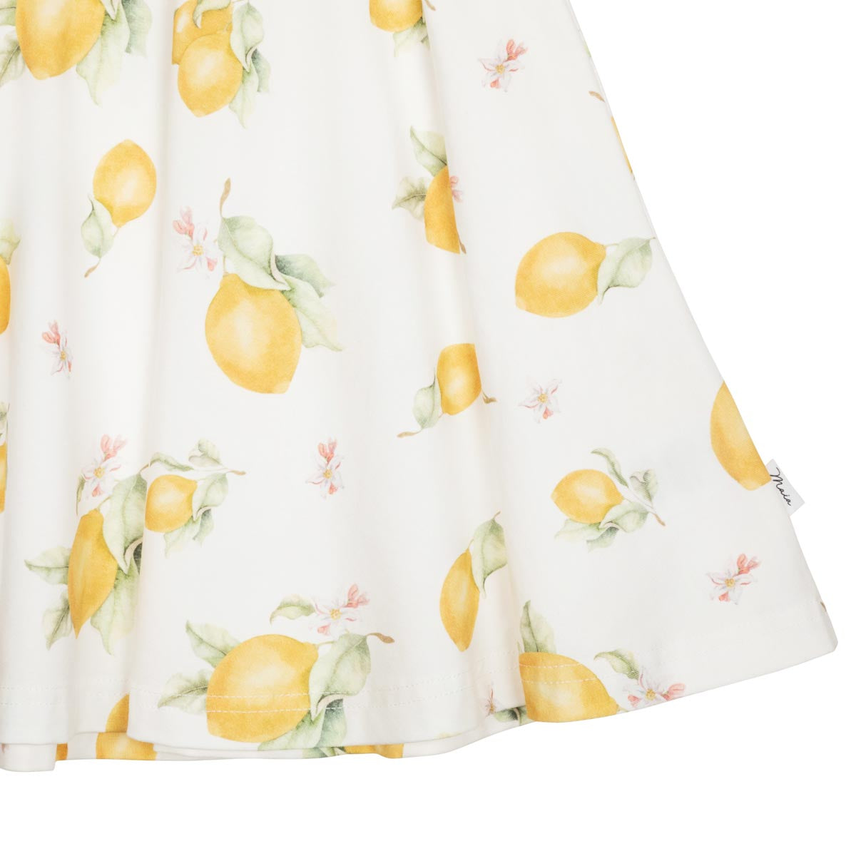 Lemon dress, natural white