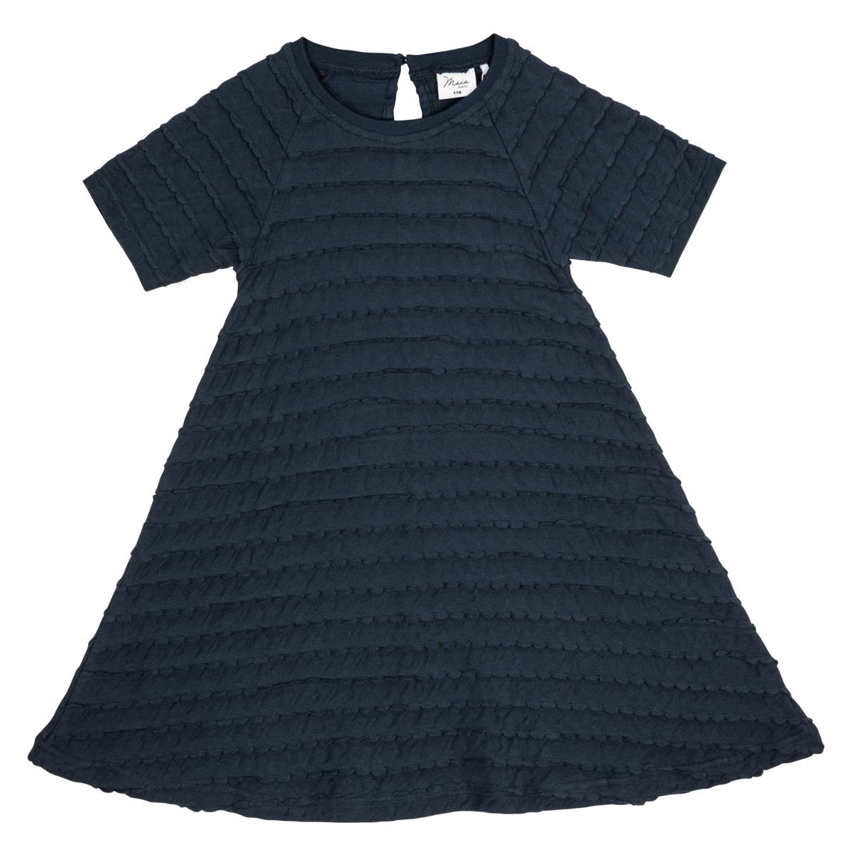 Wave dress, dark blue