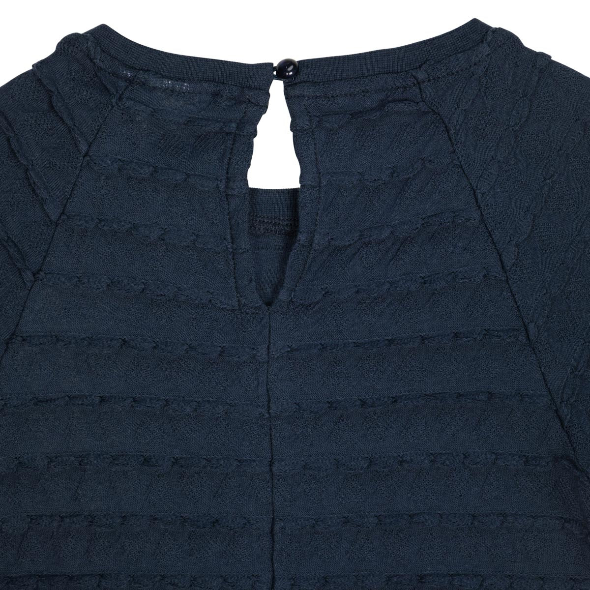 Wave dress, dark blue