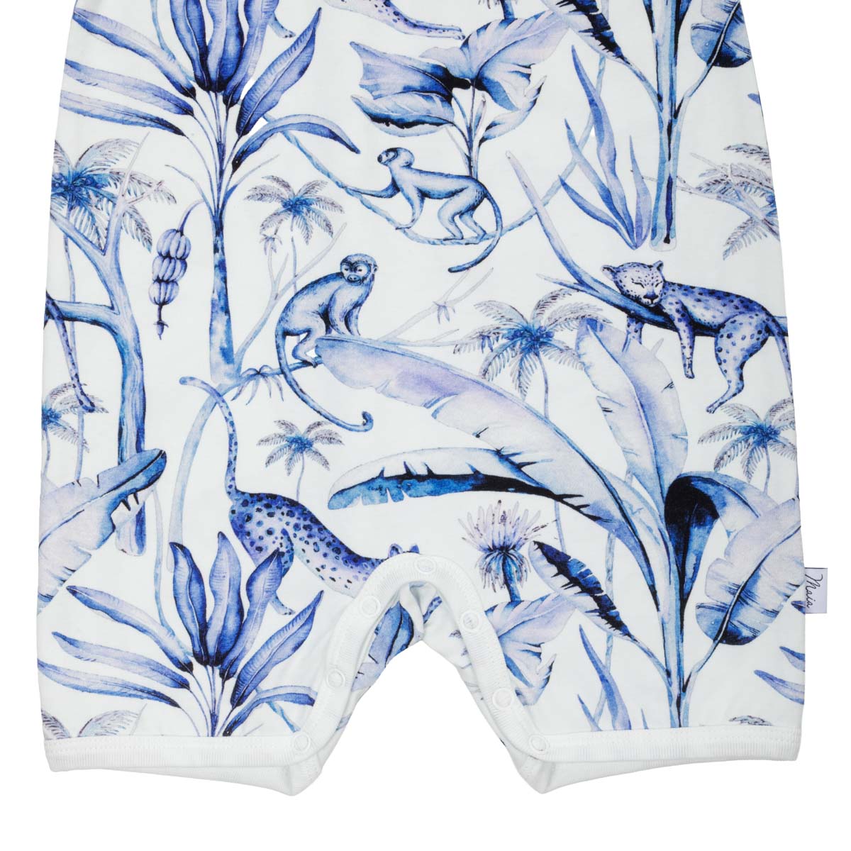 Rainforest playsuit, natural white