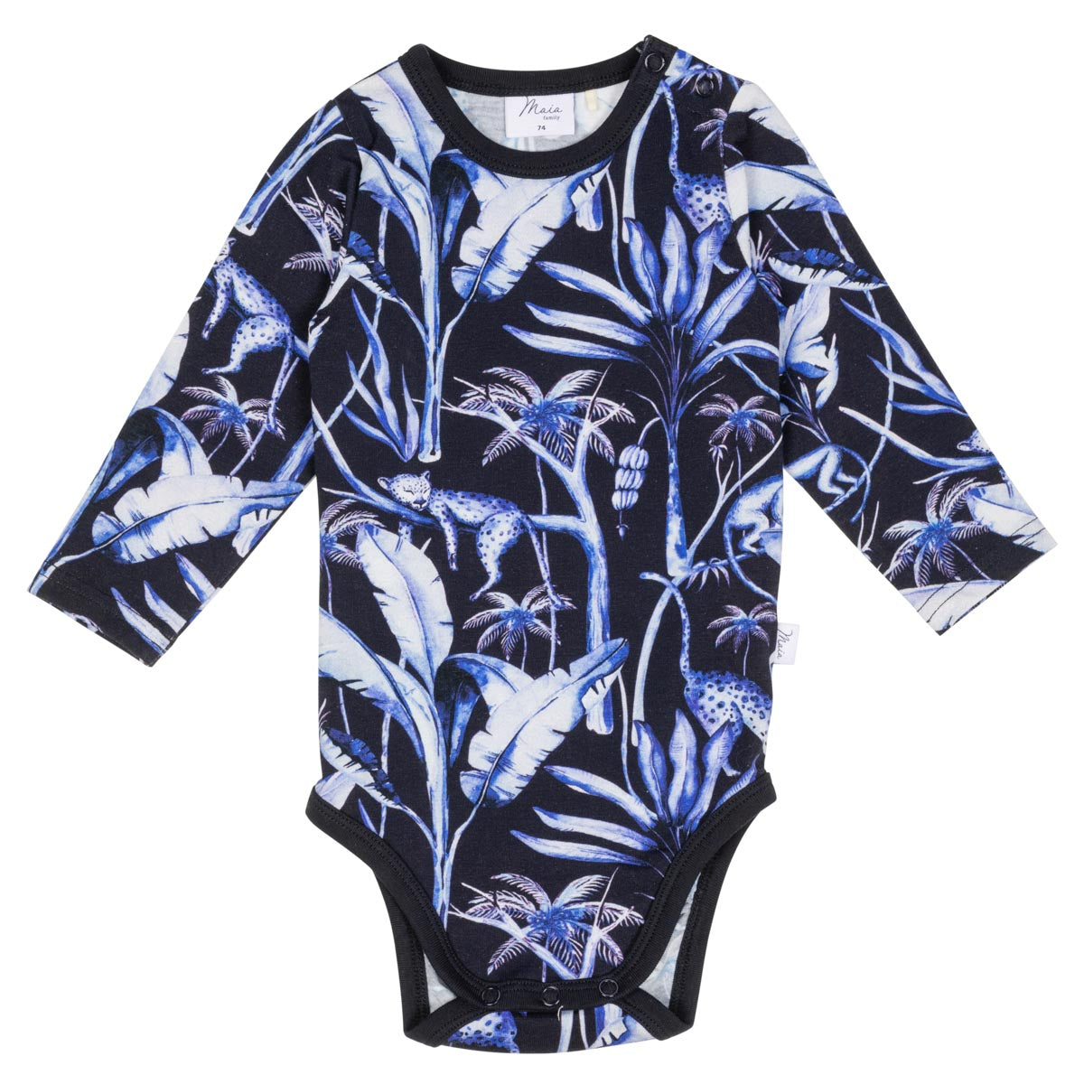 Rainforest bodysuit, dark blue