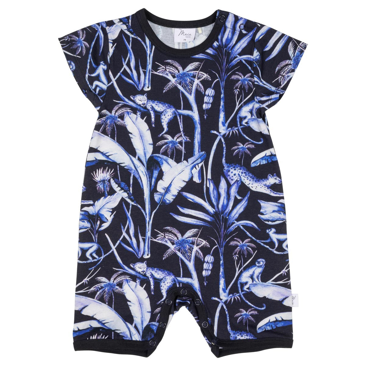 Rainforest playsuit, dark blue