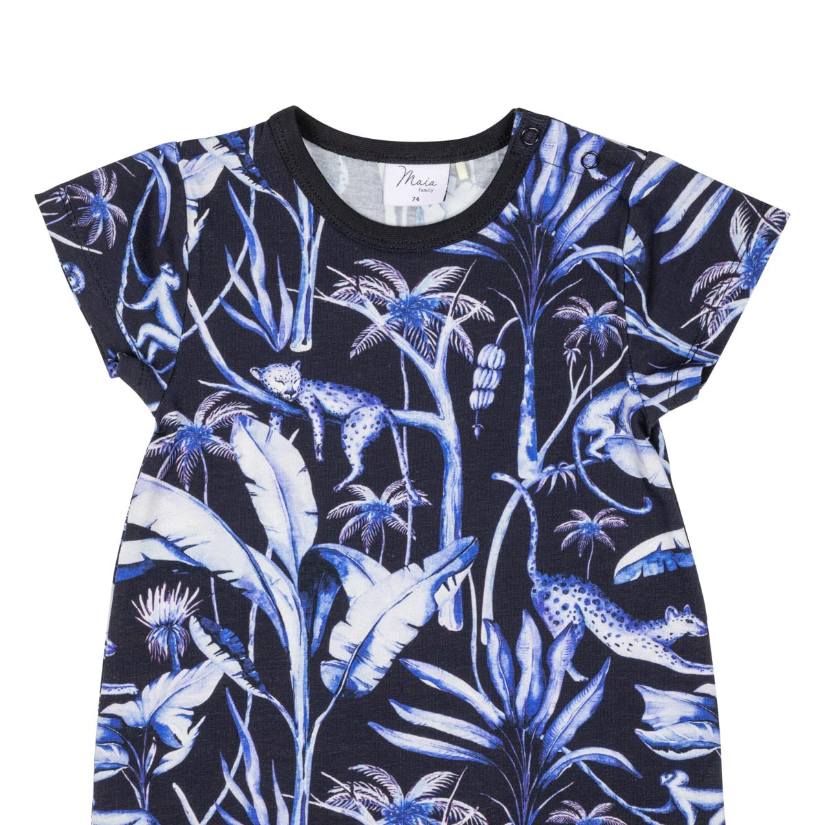 Rainforest playsuit, dark blue