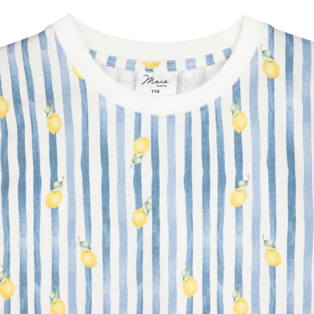 Lemon Stripe t-shirt, natural white