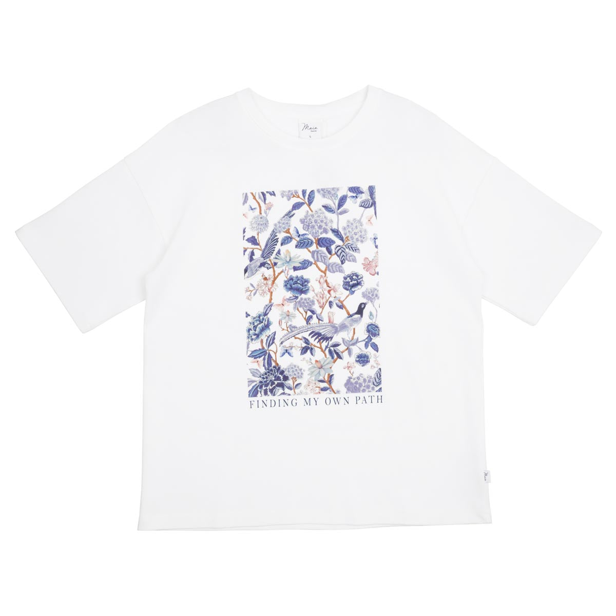 Serena t-shirt, Bluebird, natural white