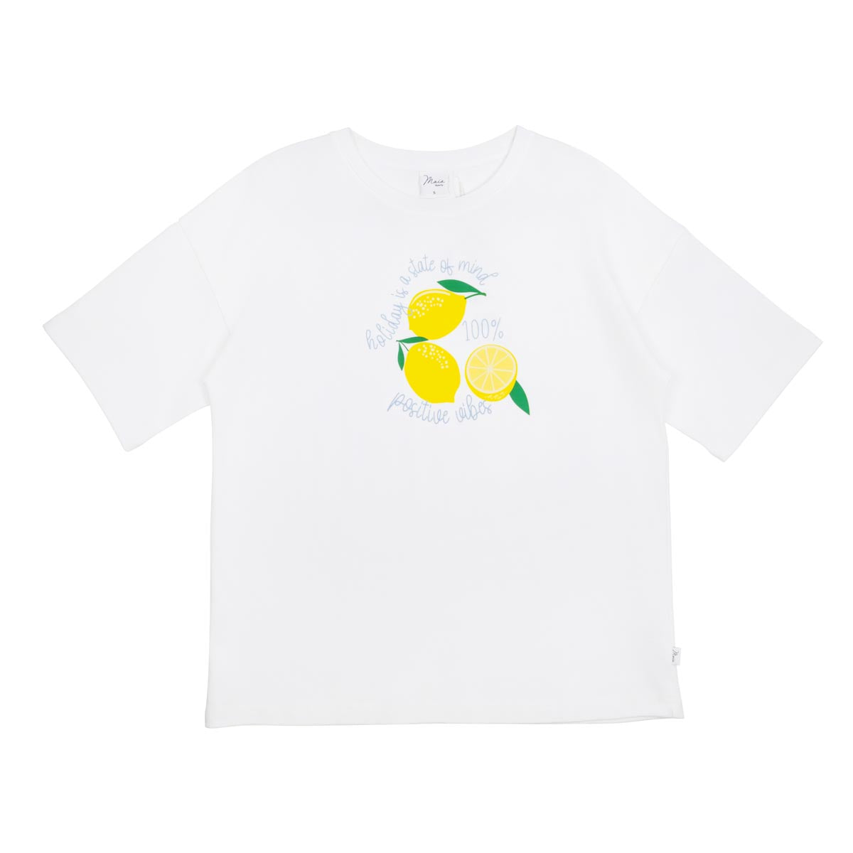 Serena t-shirt, Lemoni, natural white