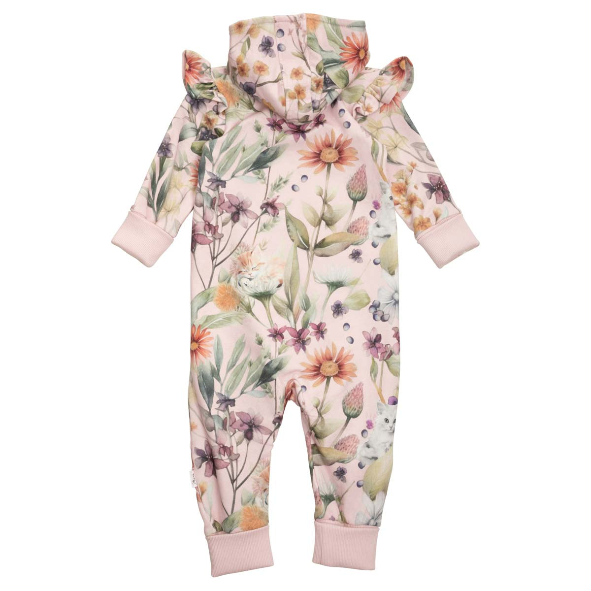 Catmint baby overall, pink