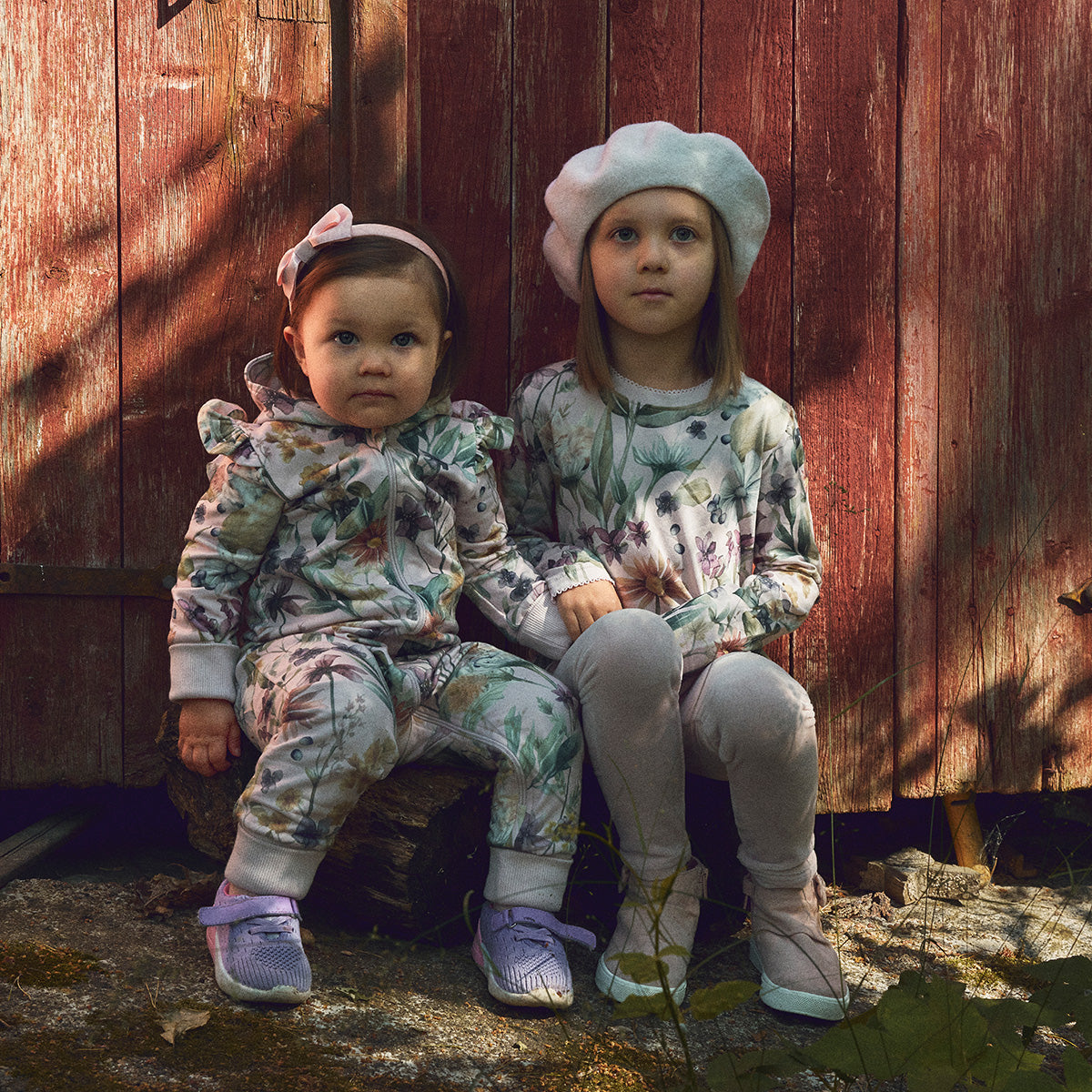 Catmint baby overall, pink