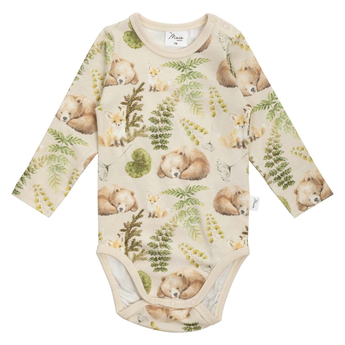 Nap time bodysuit, beige
