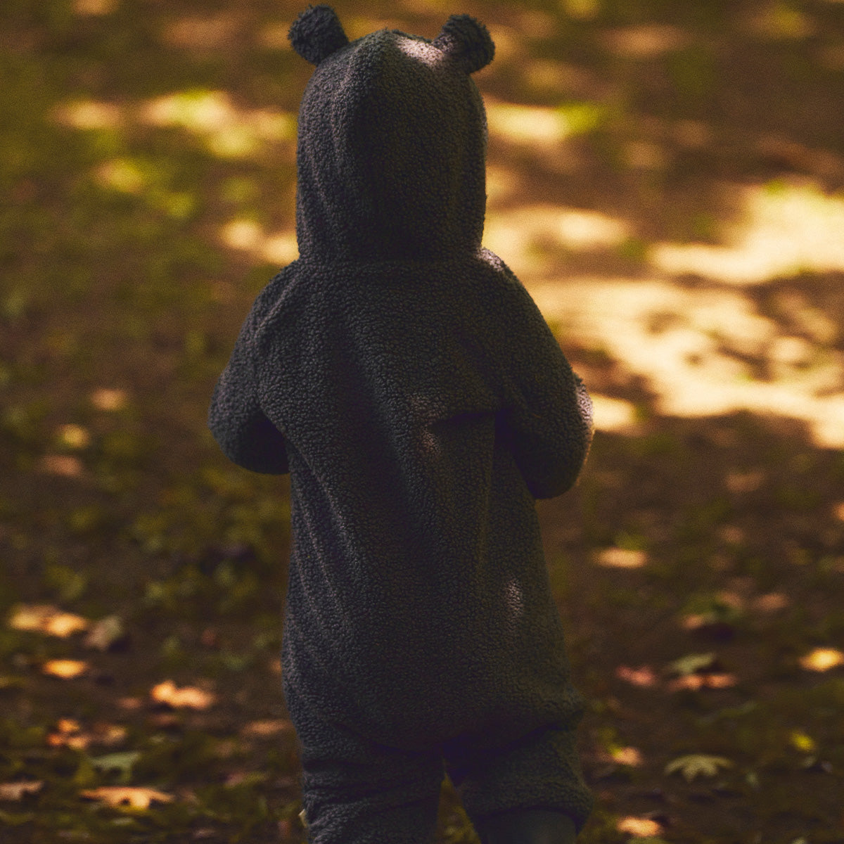 Teddy baby overall, chocolate brown