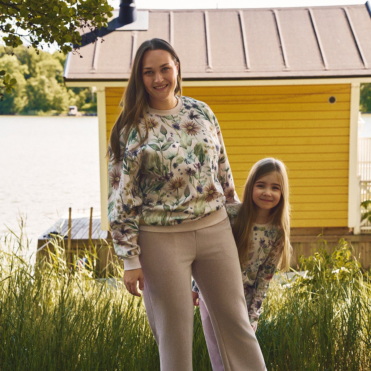 Jade sweatshirt Catmint, for adults, pink