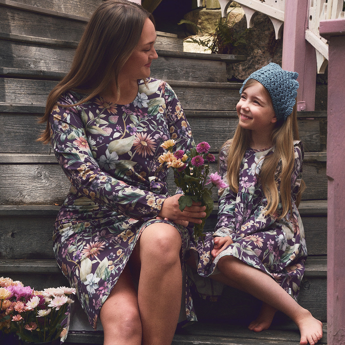 Katarina dress, Catmint, purple