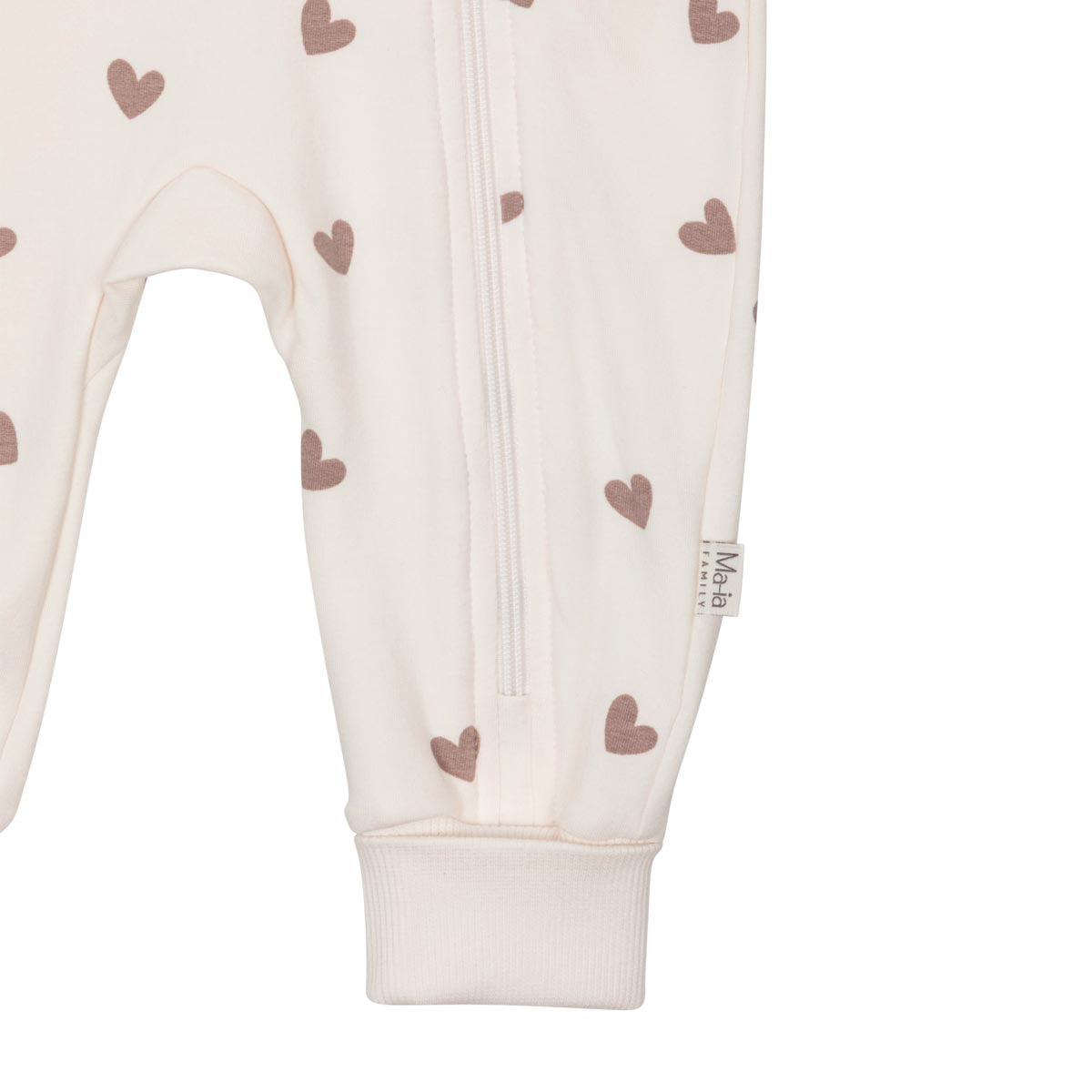 Lilibel baby overalls, natural white