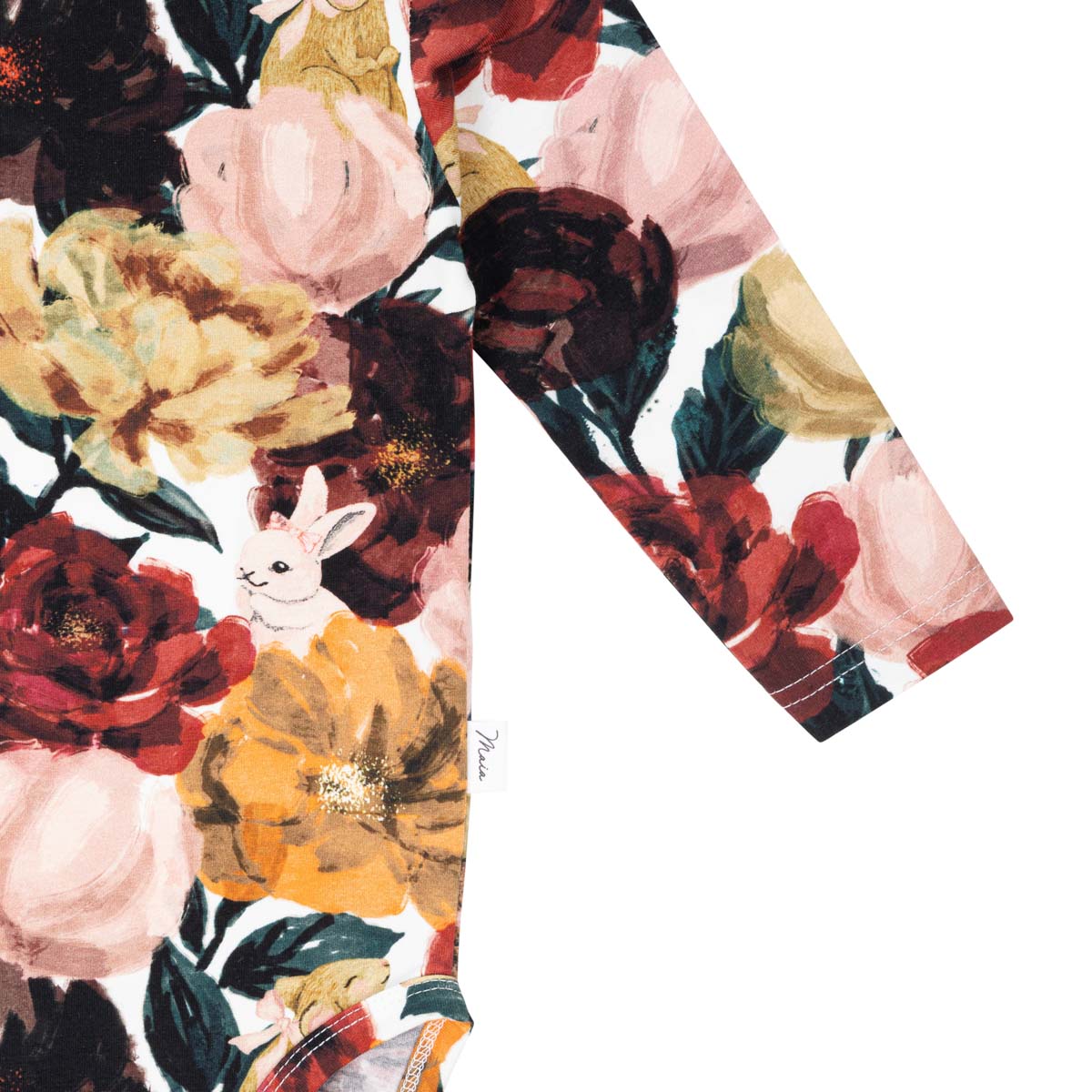 Bloomy bodysuit, dark red