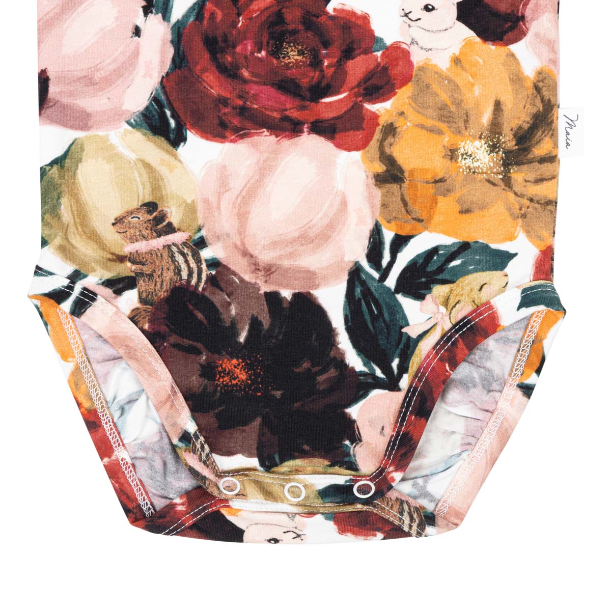 Bloomy bodysuit, dark red