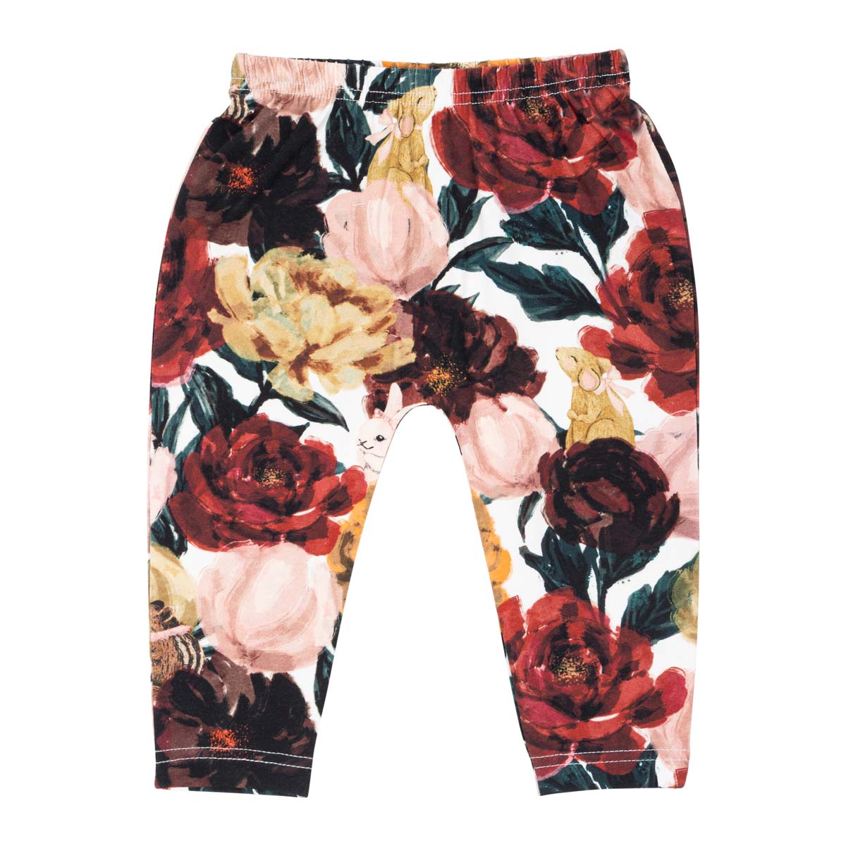 Bloomy baby leggings, dark red