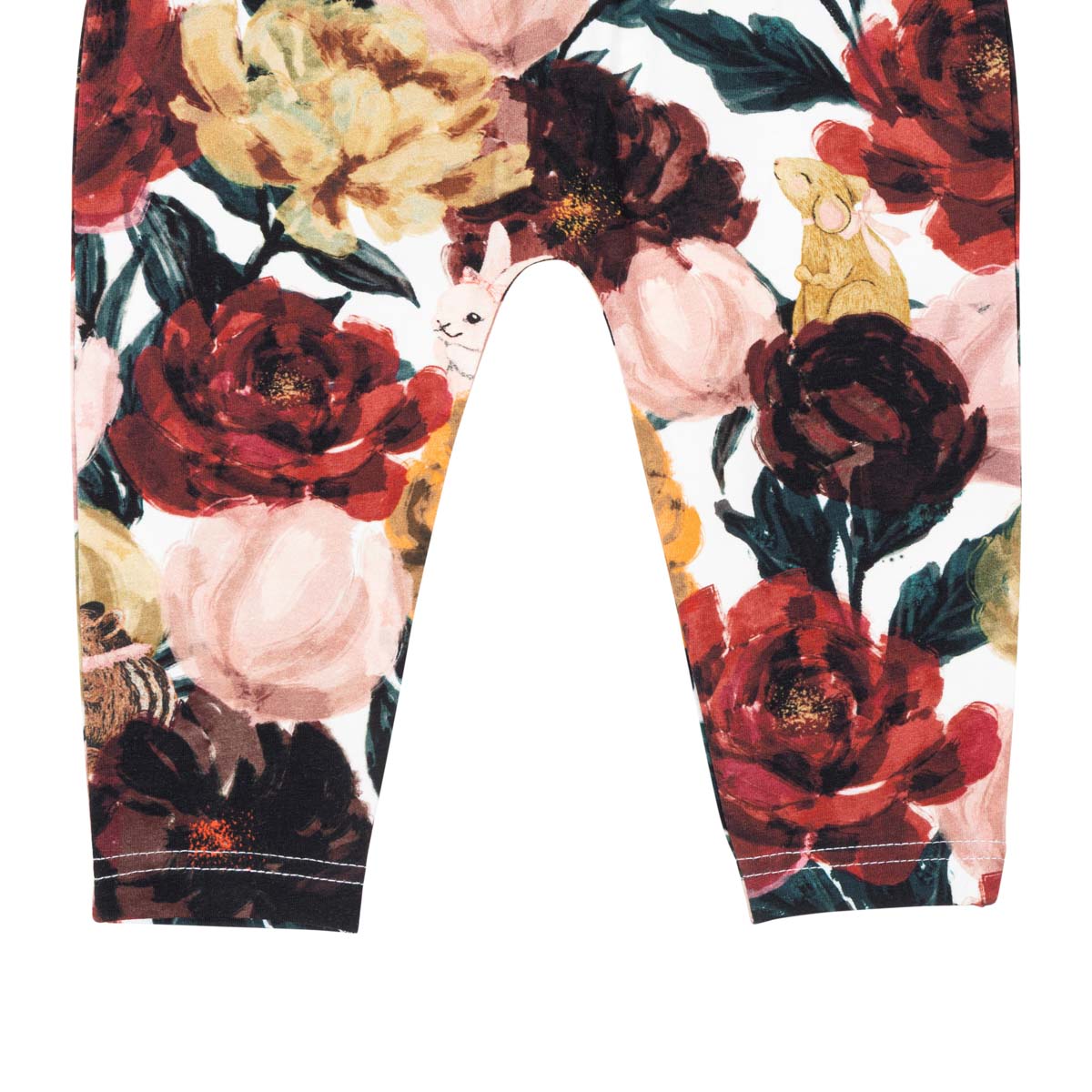 Bloomy baby leggings, dark red