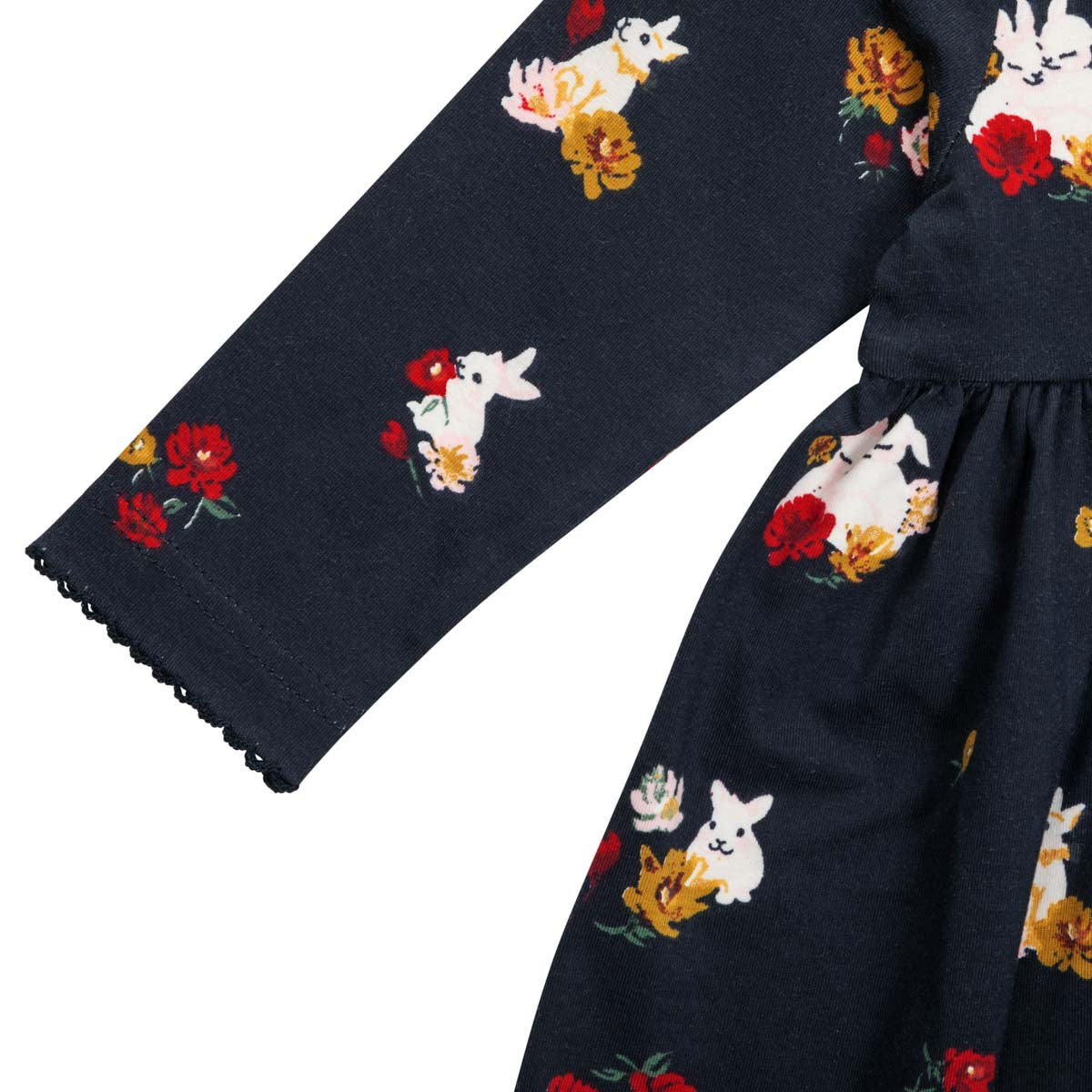 Nocturne babies' dress, dark blue