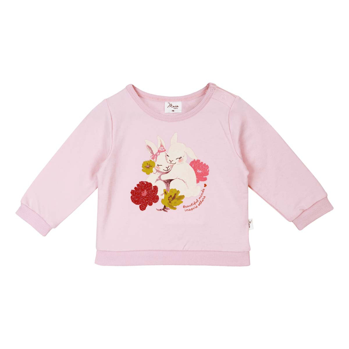 Bunny hug babies' sweatshirt, rose