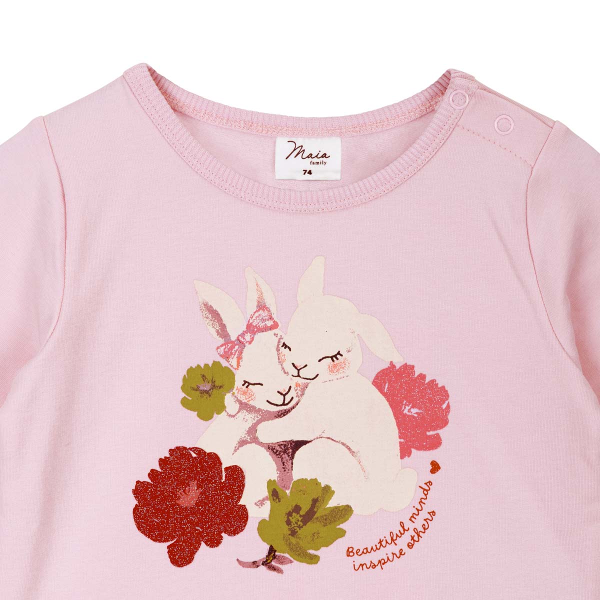 Bunny hug babies' sweatshirt, rose