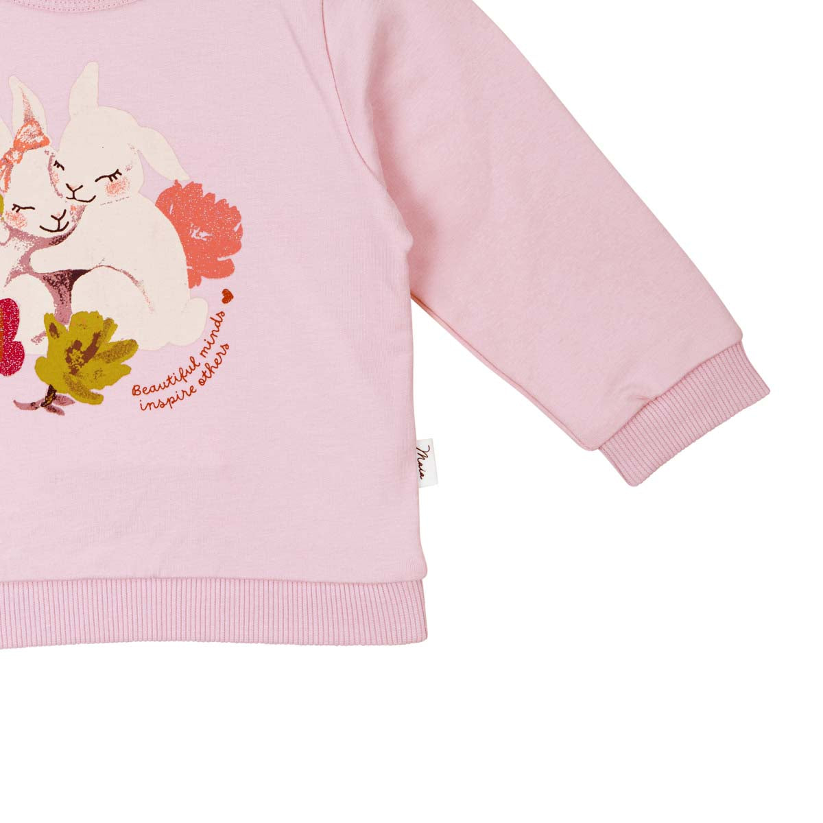 Bunny hug babies' sweatshirt, rose
